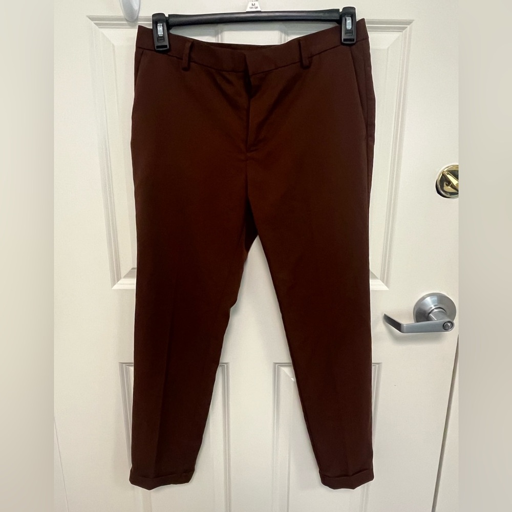 H&M | Skinny Fit / Coupe Moulante dress pants | dark brown | tapered | size 31